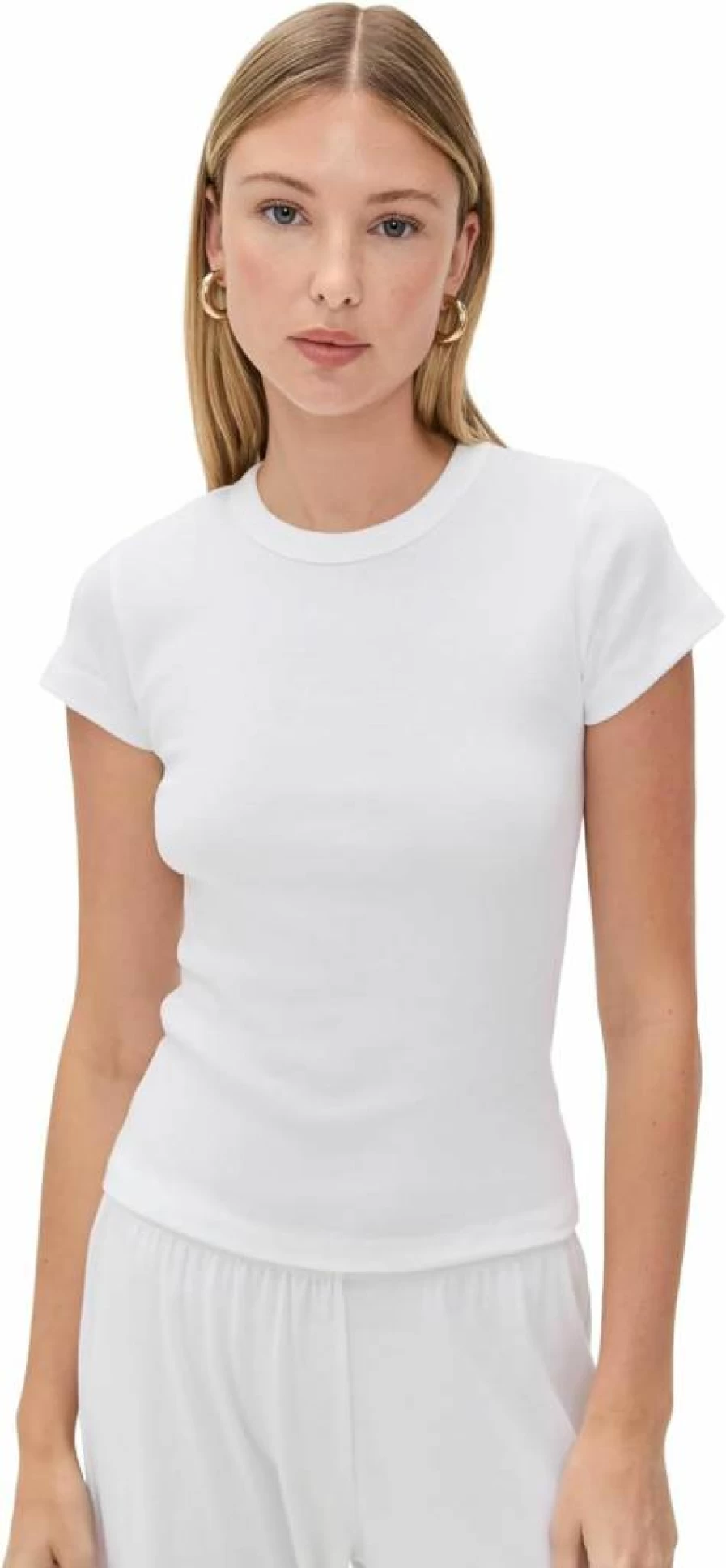Leset Women's Nando Slim Fit T-Shirt | Comfortable Casual Basic Tee