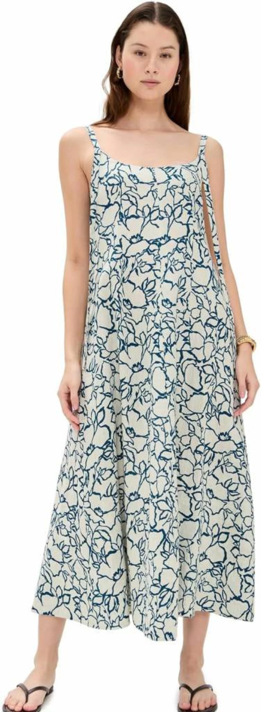Apiece Apart Women's Viviana Maxi Dress - Flowy Tank Summer Dress