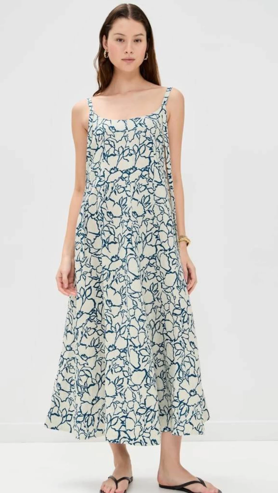 Apiece Apart Women's Viviana Maxi Dress - Flowy Tank Summer Dress