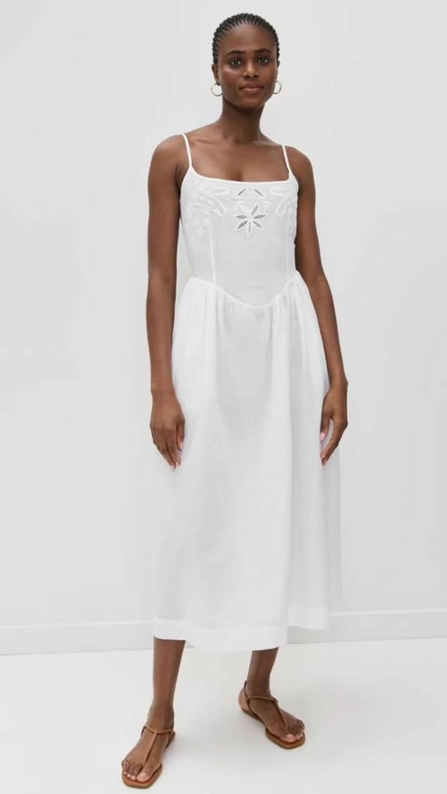 Ciao Lucia Women's Neroni Dress - Elegant Flowy Boho Chic Maxi Dress for Women