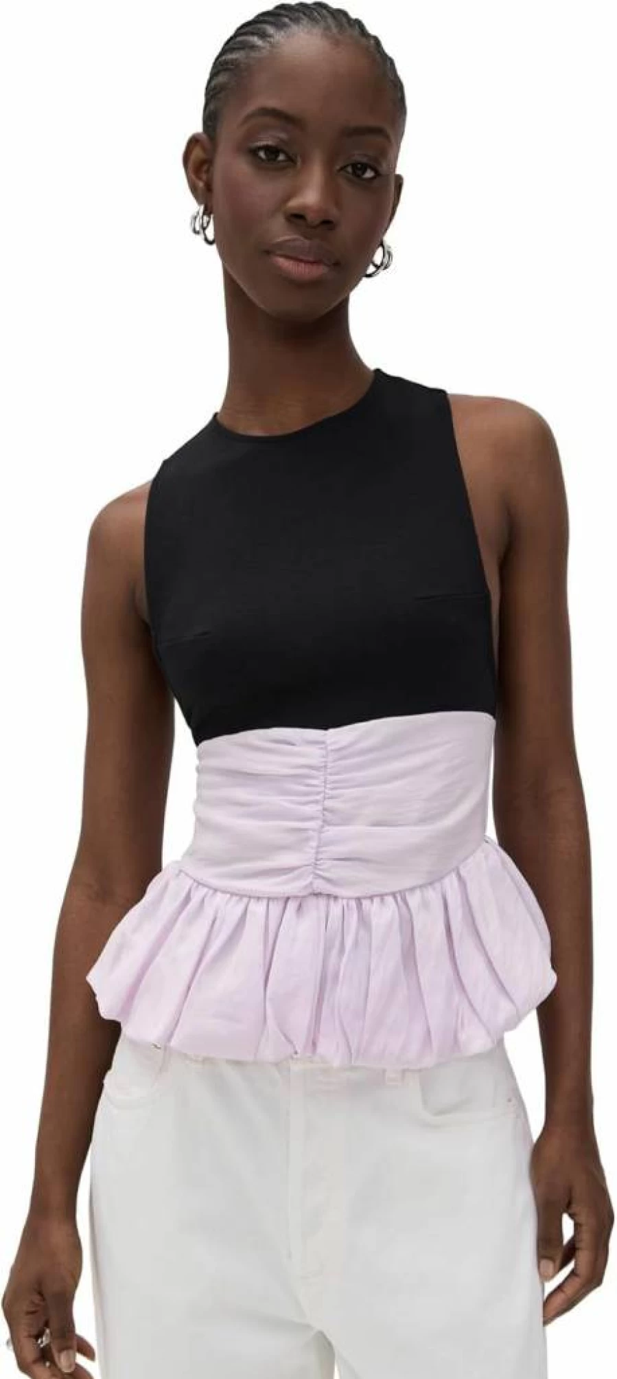 The Line by K Women's Arden Top - Stylish Casual Blouse for Everyday Wear