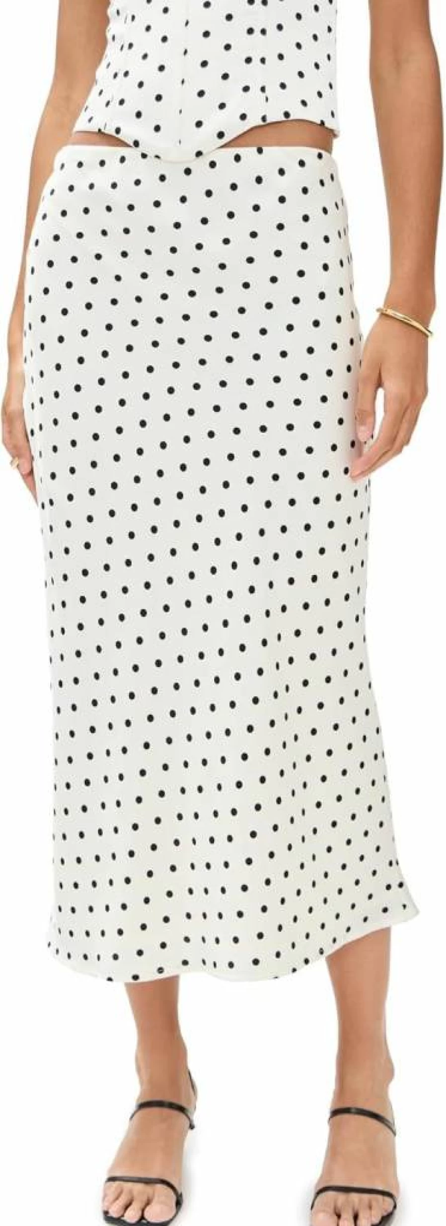 Runaway the Label Women's Karlita Midi Skirt - Flowy A-Line Vintage Style Skirt