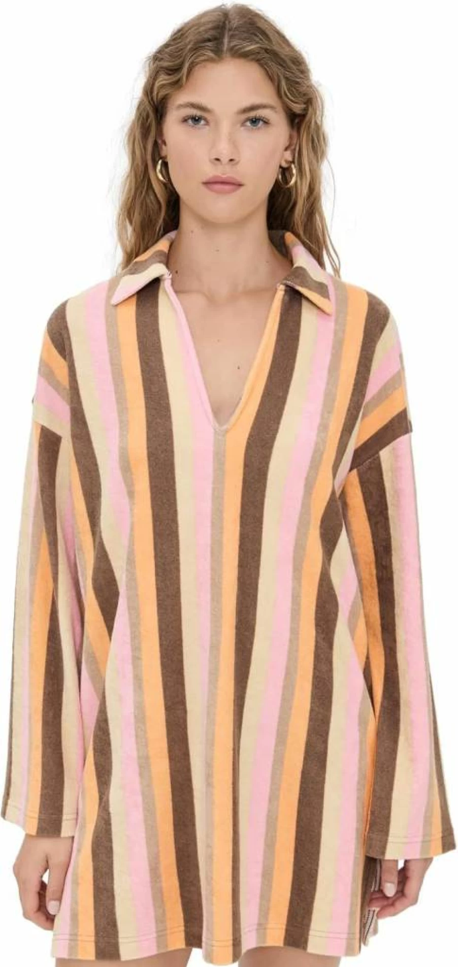 Faherty Women's Terry Cloth Cabana Mini Dress - Beach Cover-Up & Summer Dress
