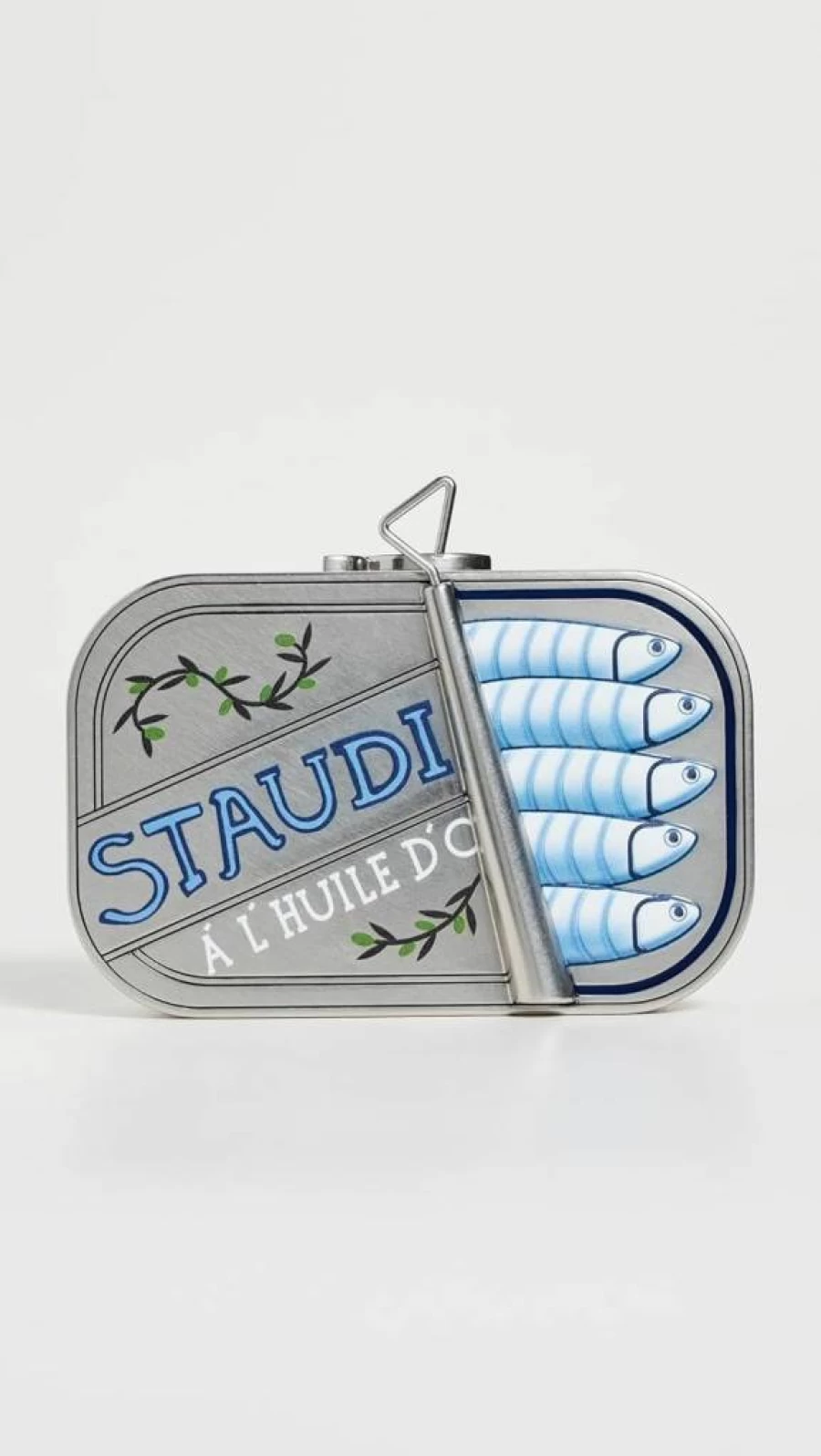 STAUD Staudines Tin Clutch for Women - Stylish Metallic Handbag