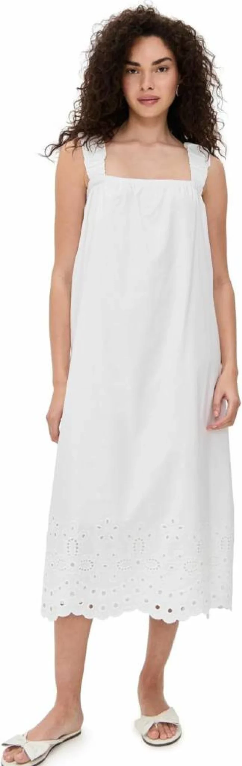 Pixie Market Women's Floral Cotton Eyelet Midi Dress - Summer Boho Chic Style