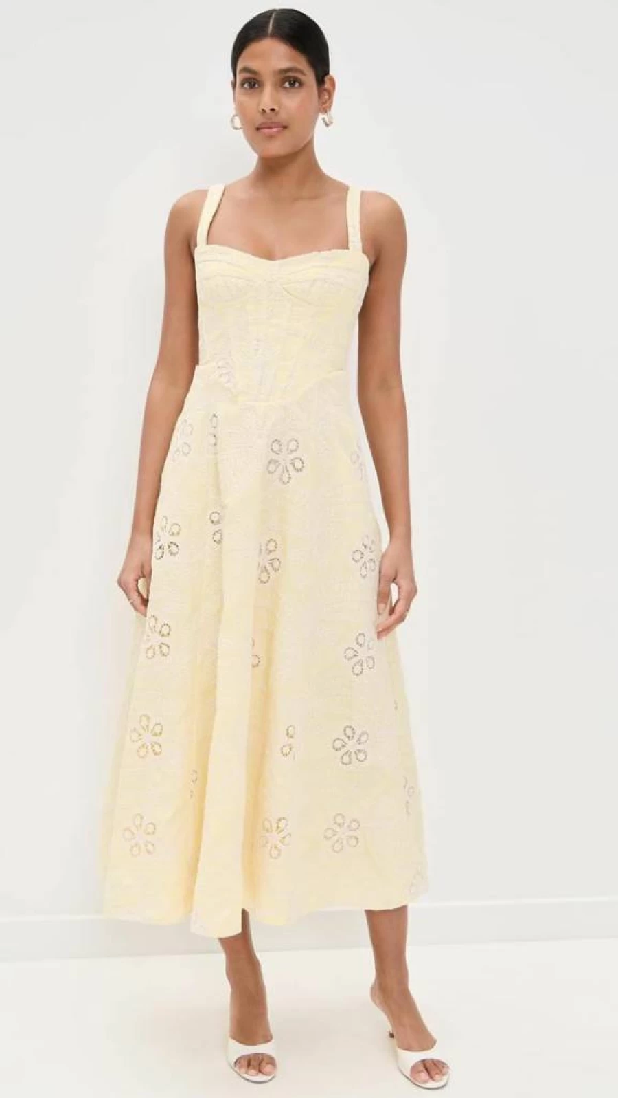 Bardot Lilah Corset Midi Dress for Women - Elegant Feminine Style