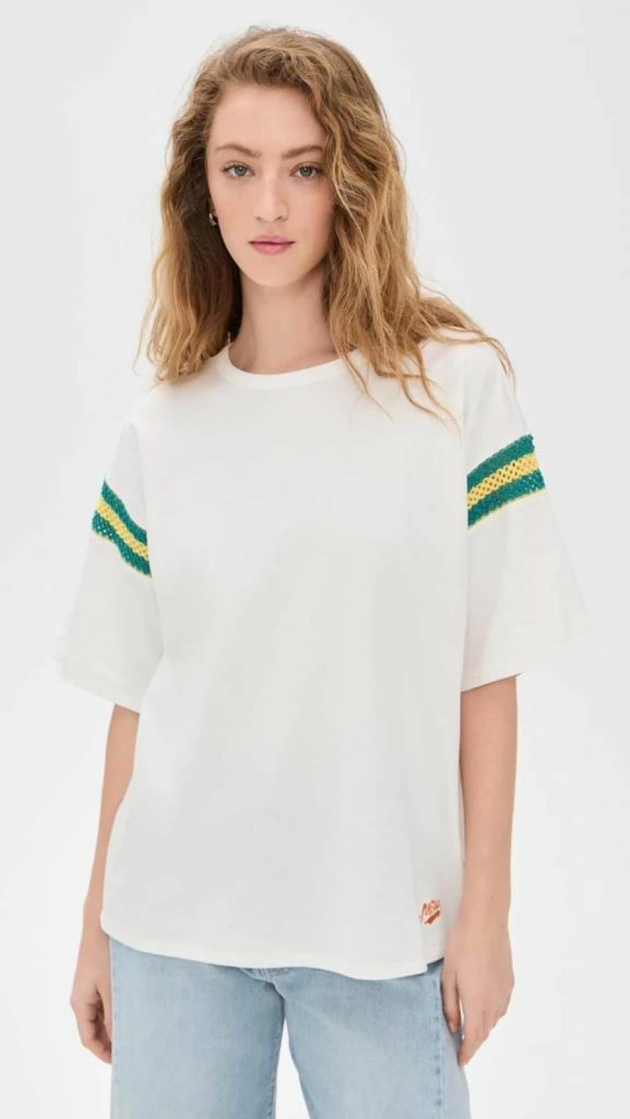 MOTHER Women's Sleep Over Inset Tee - Comfortable Casual T-Shirt for Women