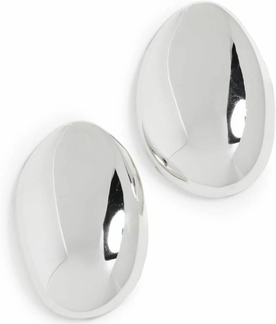 Annika Inez Women's Elegant Spoon Design Earrings - Unique Silver Jewelry Gift