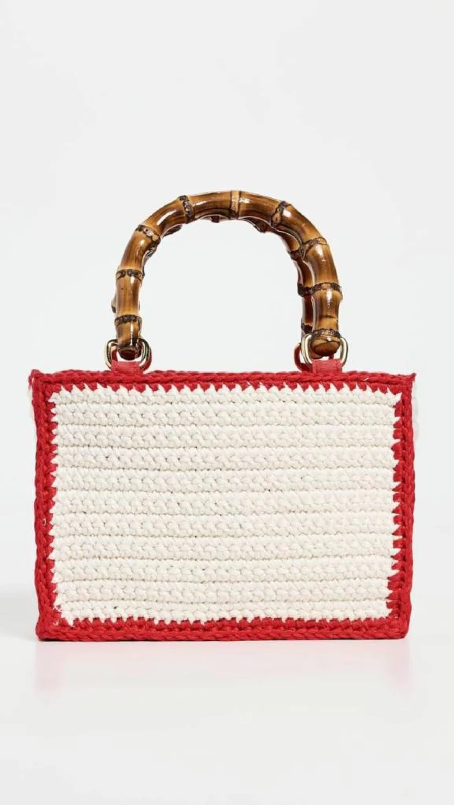 Caterina Bertini Women's Knit Clutch Bag – Elegant Handwoven Pouchette for Women