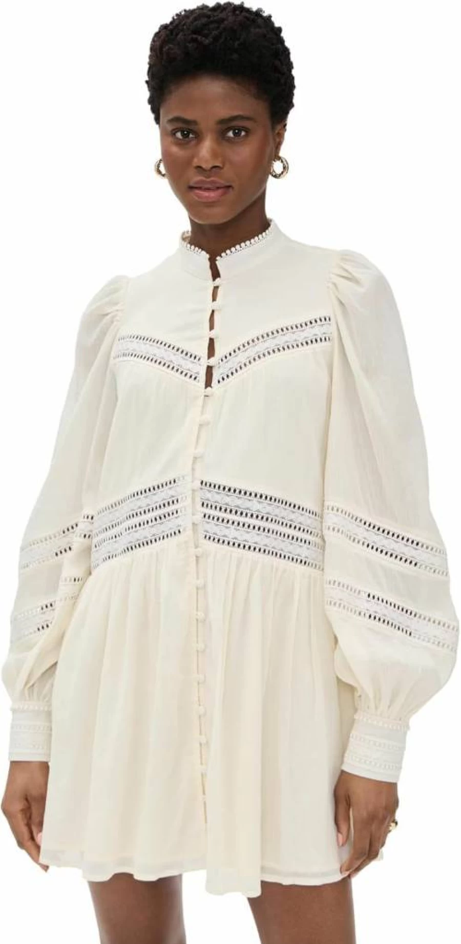 Kivari Women's Tana Mini Dress - Elegant Short Sleeve Casual Summer Dress