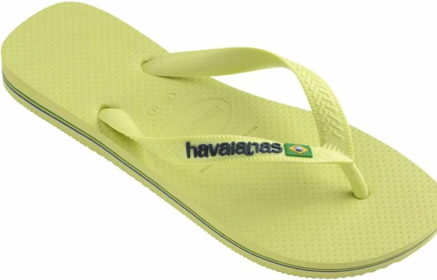 Havaianas Women's Brazil Logo Flip Flops - Comfortable Sandals with Iconic Brand Design