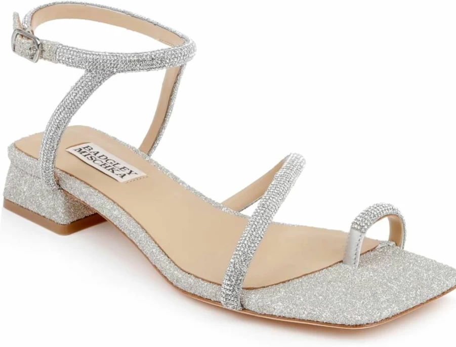 Badgley Mischka Women's Dakotah Flat Sandal - Elegant Comfortable Summer Footwear