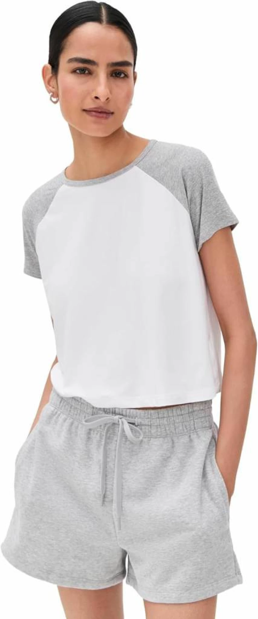 Beyond Yoga Women's Lightweight Colorblock T-Shirt - Soft Featherweight Fabric Yoga Tee