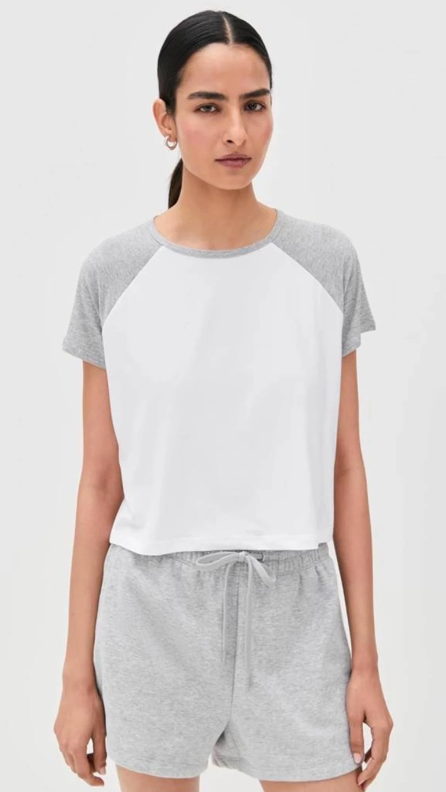Beyond Yoga Women's Lightweight Colorblock T-Shirt - Soft Featherweight Fabric Yoga Tee