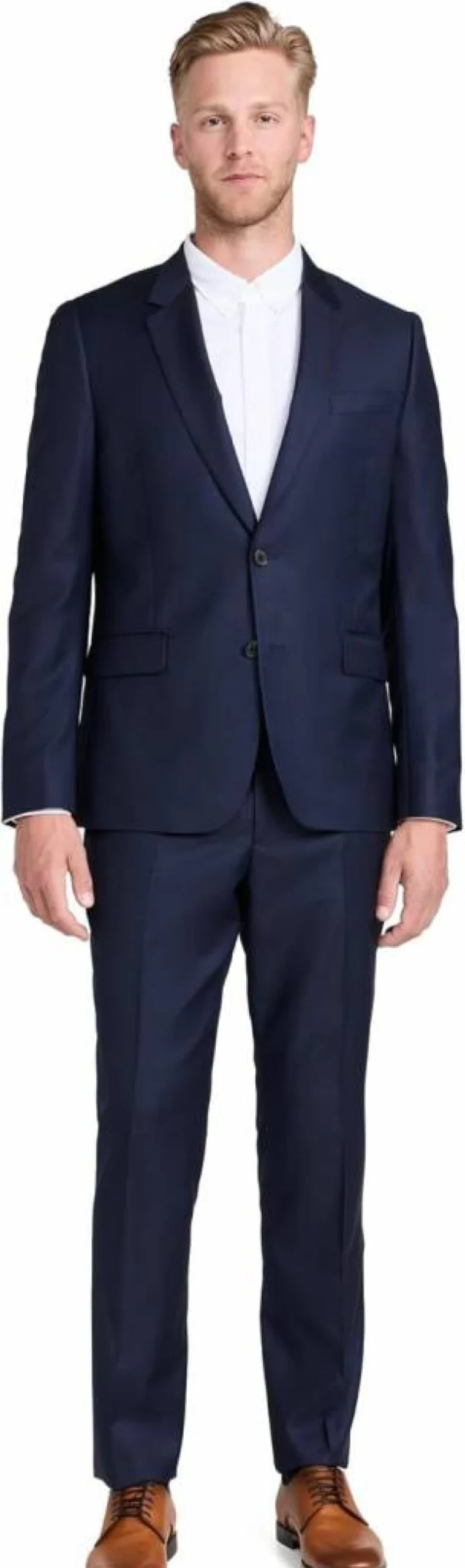 Paul Smith Men's Tailored Fit Two-Button Suit - Classic Formal Wear for Modern Style