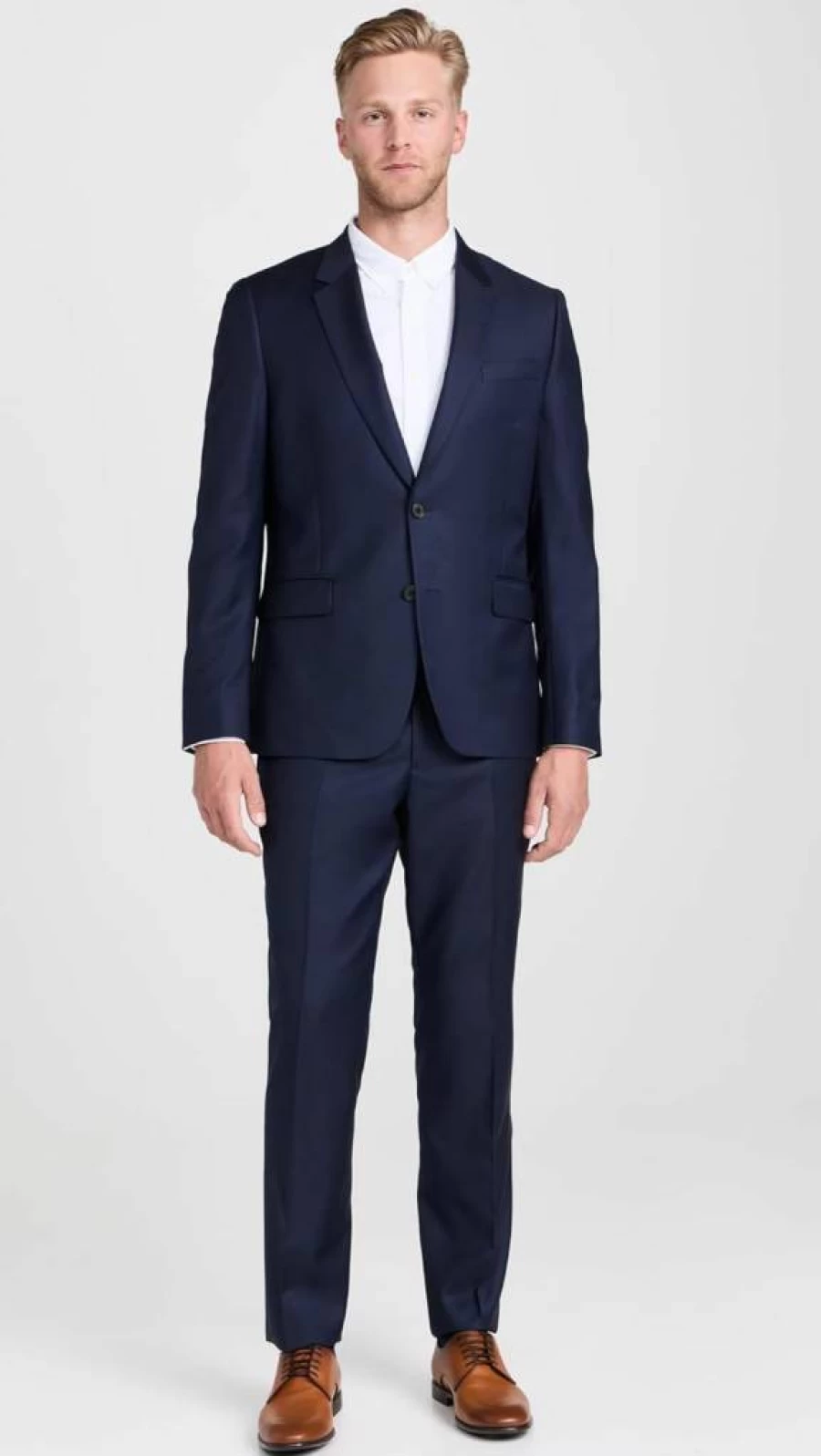 Paul Smith Men's Tailored Fit Two-Button Suit - Classic Formal Wear for Modern Style