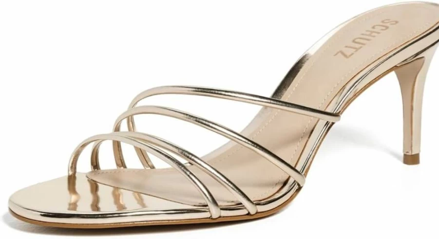 SCHUTZ Inez Women's Fashion Mules - Stylish Comfort Slide Sandals