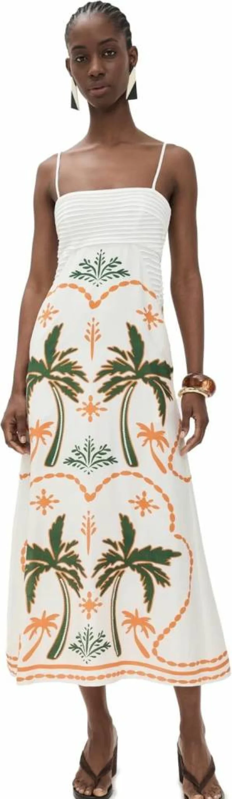 Seven Wonders Veronne Midi Dress for Women - Elegant Casual Summer Dress