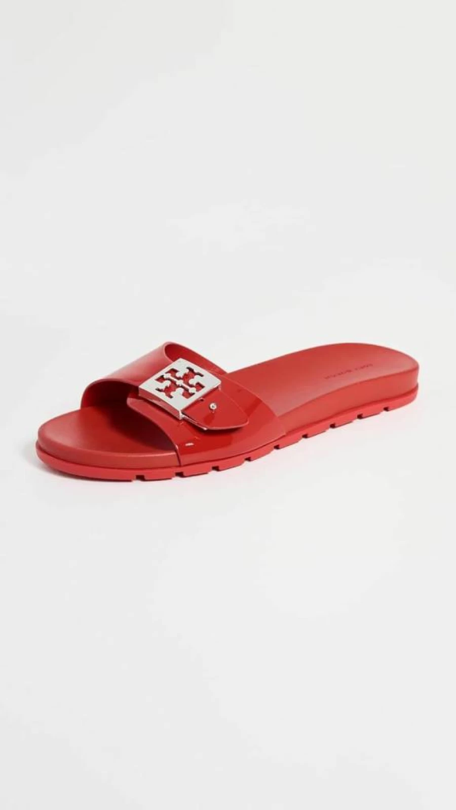Tory Burch Women's Leather Buckle Slide Sandals | Comfortable Slip-On Slides for Women