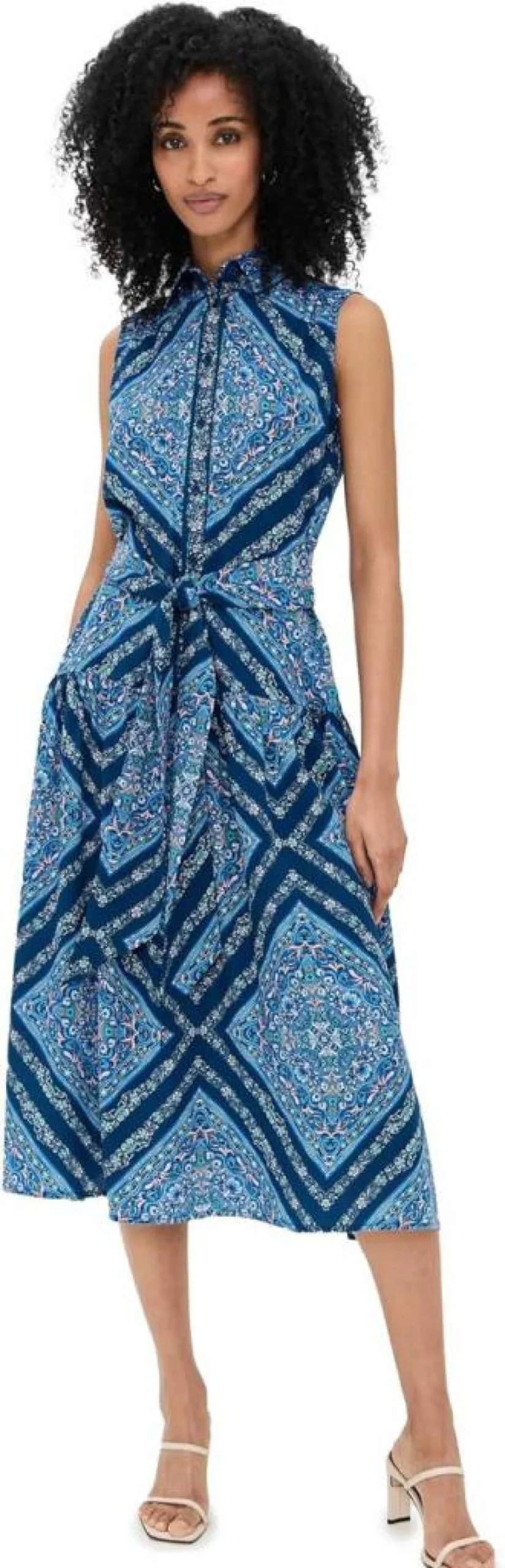 Shoshanna Women's Pauletta Floral Wrap Dress with V-Neck and Belt for Casual Wear