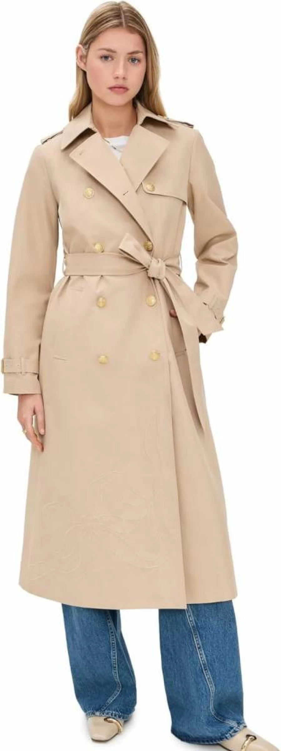 LOVESHACKFANCY Women's Thiel Jacket - Vintage-Inspired Denim Outerwear for Women
