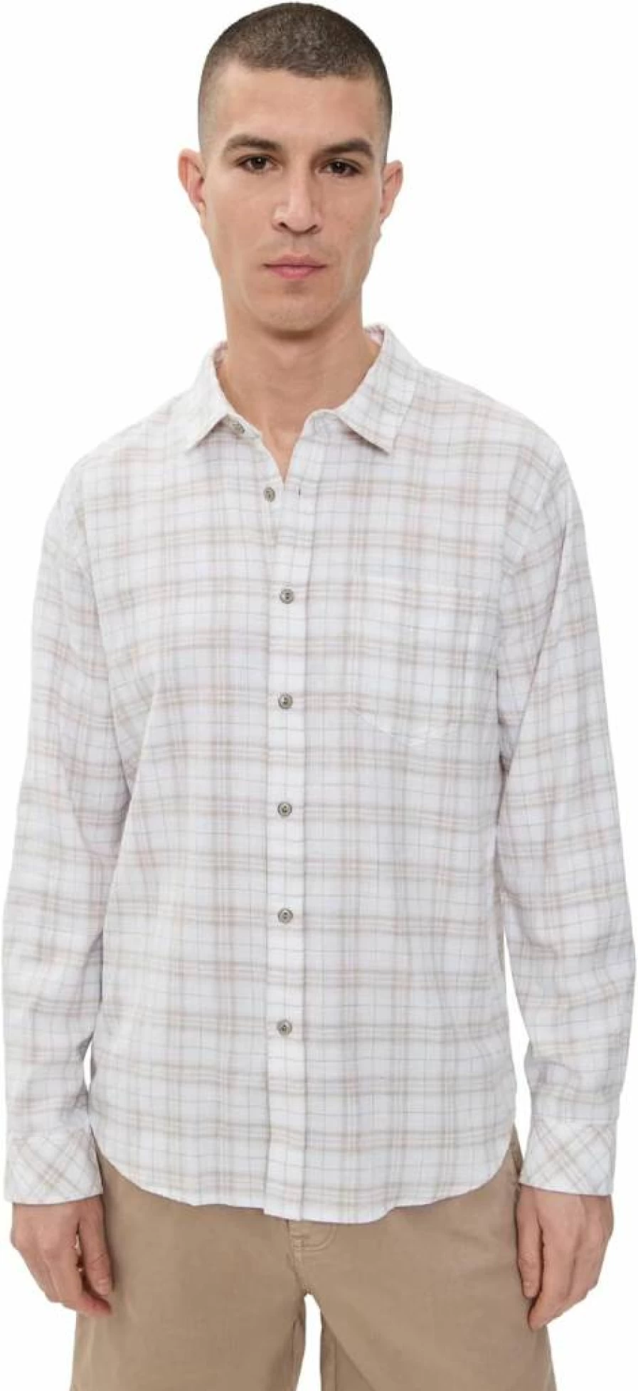 Rails Men's Wyatt Plaid Button-Down Shirt - Casual Long Sleeve Cotton Top