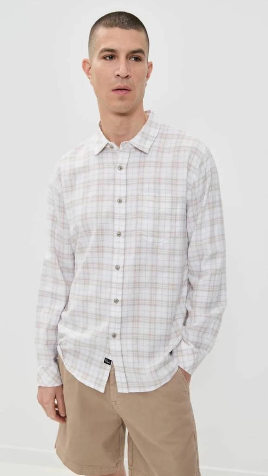 Rails Men's Wyatt Plaid Button-Down Shirt - Casual Long Sleeve Cotton Top