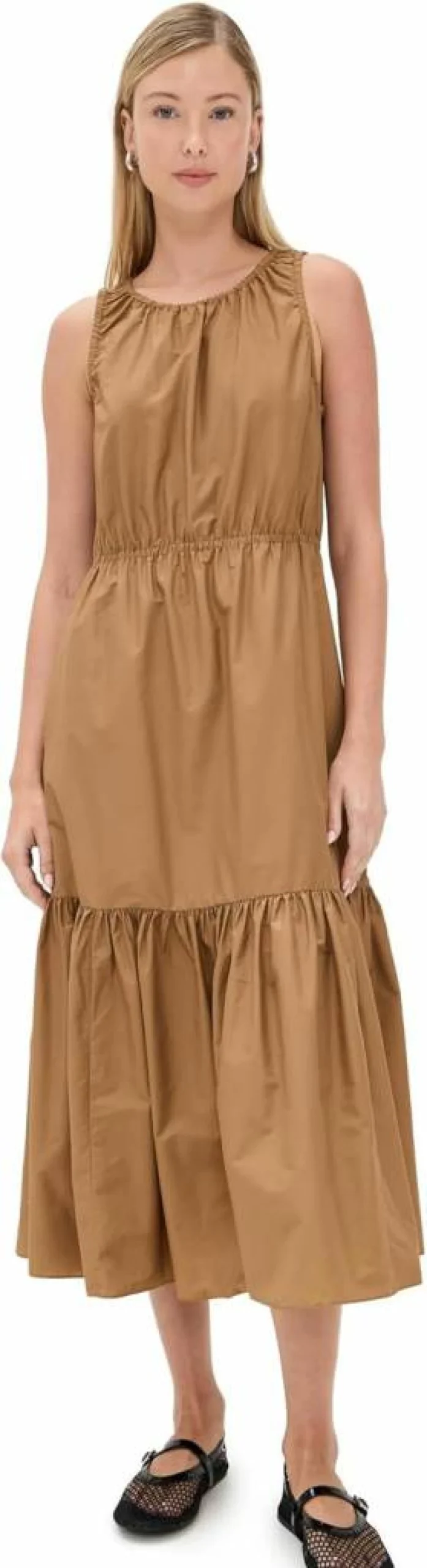 Theory Women's Tiered Gathered Dress - Elegant Casual & Office Wear