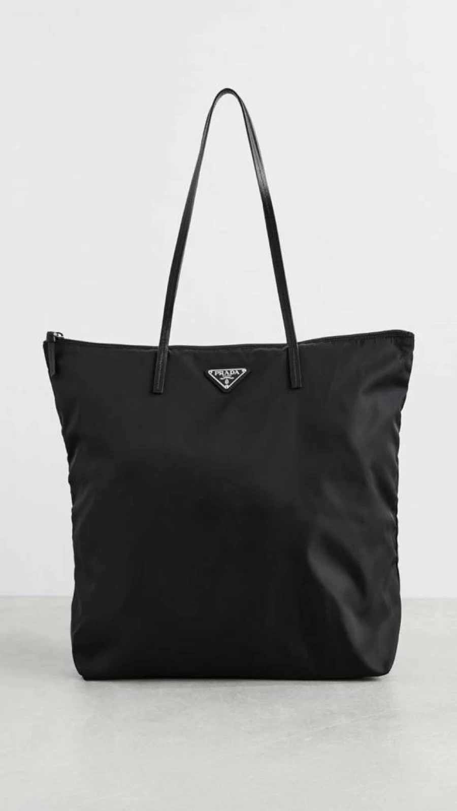 What Goes Around Comes Around Authentic Pre-Owned Prada Black Nylon Tote Bag for Women
