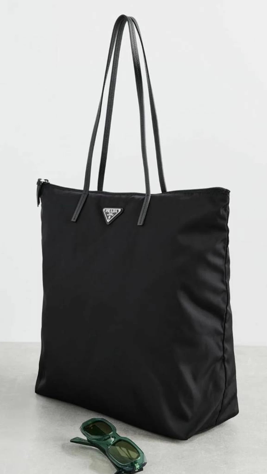 What Goes Around Comes Around Authentic Pre-Owned Prada Black Nylon Tote Bag for Women