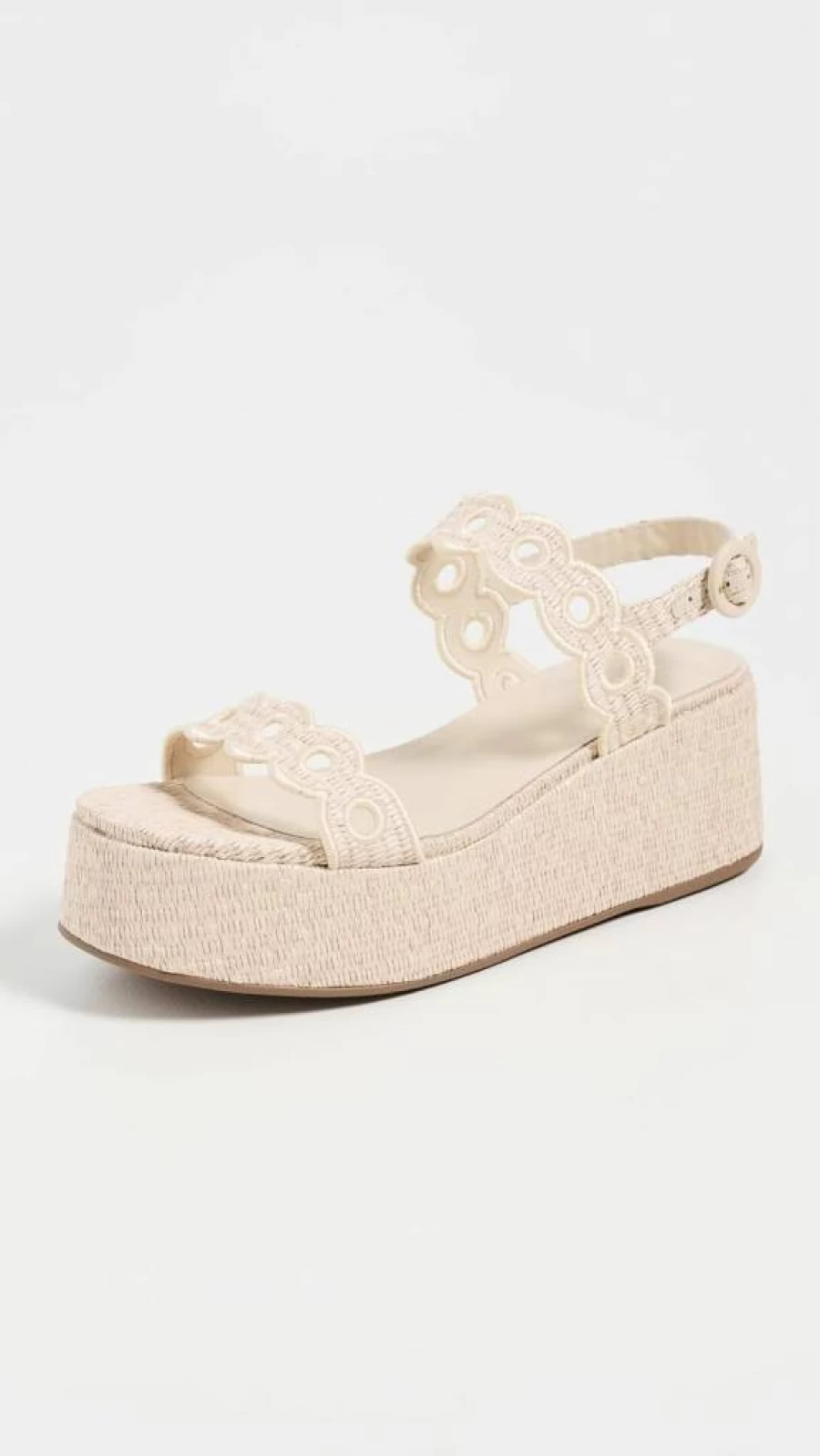 Larroude Women's Florence Embroidered Flatform Sandals - Stylish & Comfortable Summer Shoes