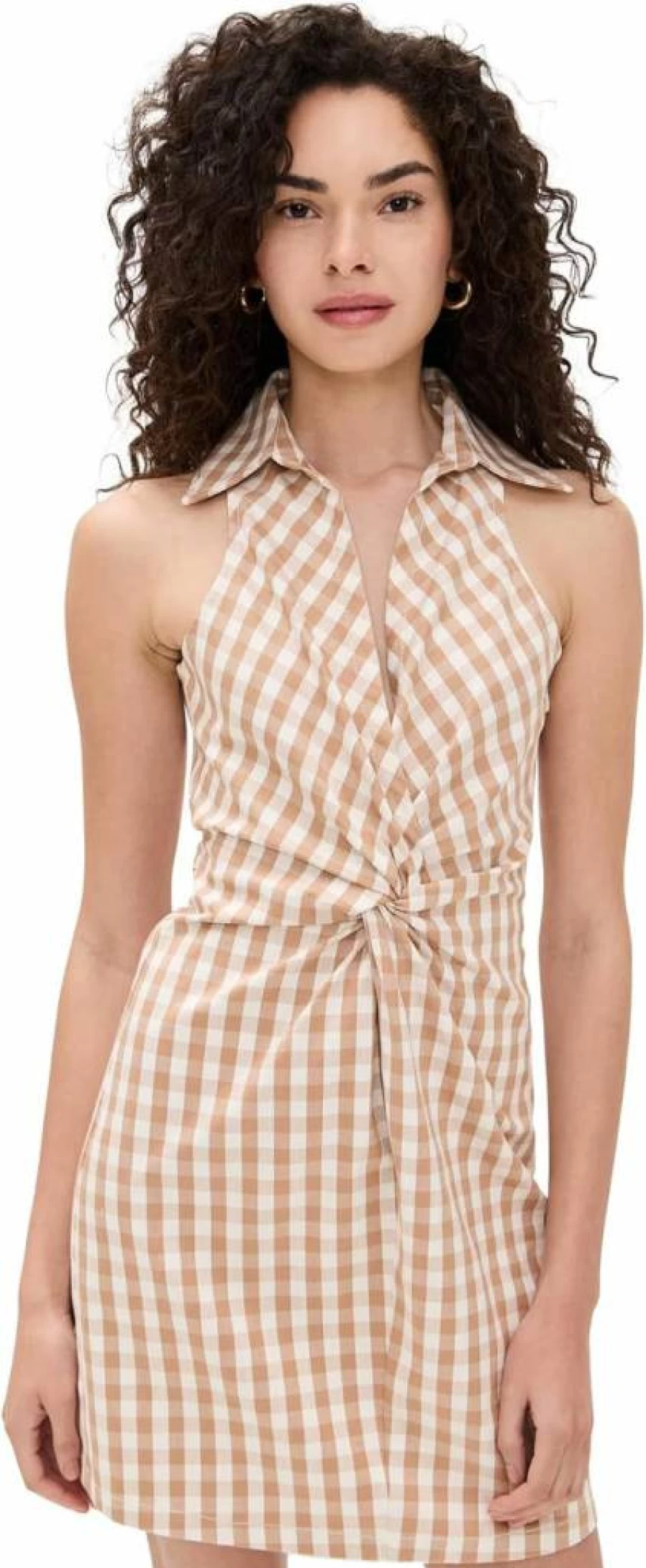 Cinq a Sept Women's Mckenna Denim Dress - Sleeveless Gingham Style for Summer Fashion