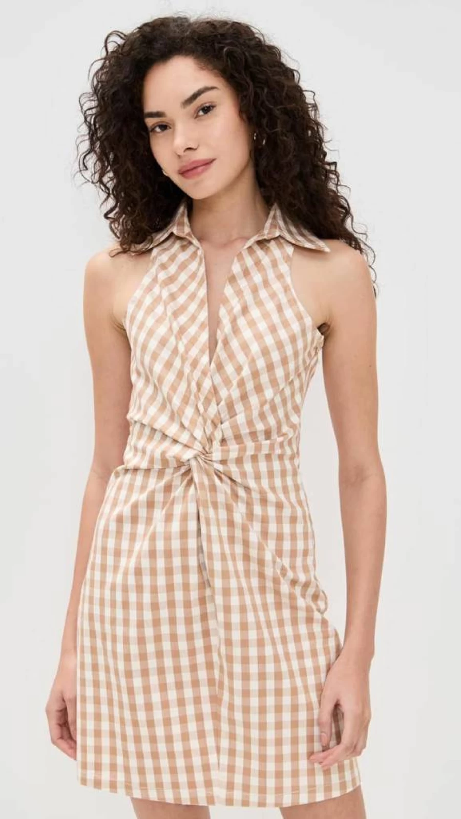 Cinq a Sept Women's Mckenna Denim Dress - Sleeveless Gingham Style for Summer Fashion
