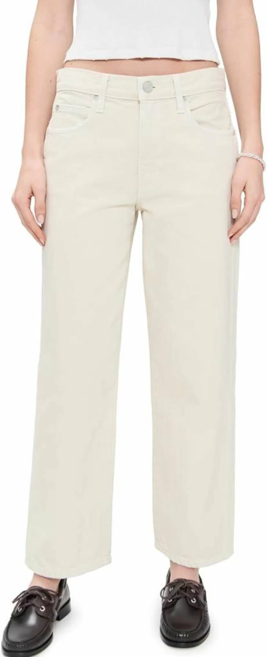 AMO Women's Billie High-Rise Slim Fit Stretch Denim Jeans for Comfort and Style