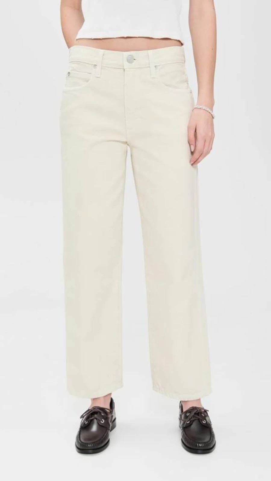 AMO Women's Billie High-Rise Slim Fit Stretch Denim Jeans for Comfort and Style