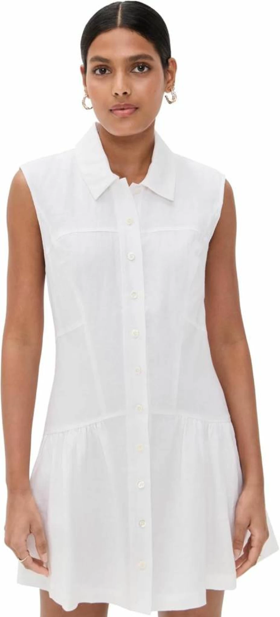 FRAME Women's Linen Day Dress - Summer Casual Dress