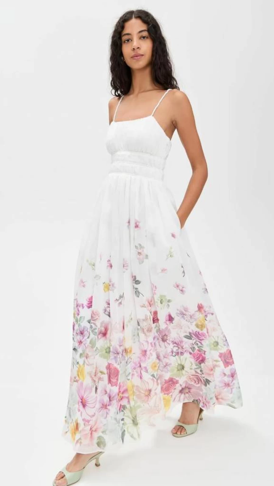 Aje Women's Fleur Maxi Dress - Floral Summer Long Dress for Women