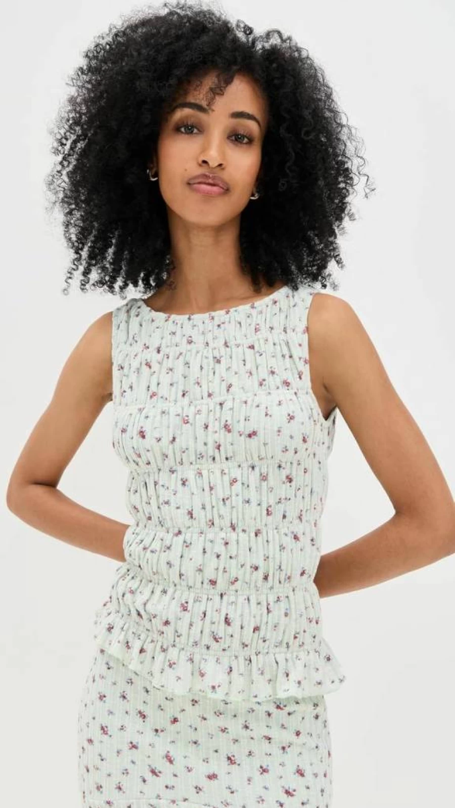 Bailey Rose Women's Floral Print Blouse - Elegant Flowy Top for Casual & Dressy Outfits