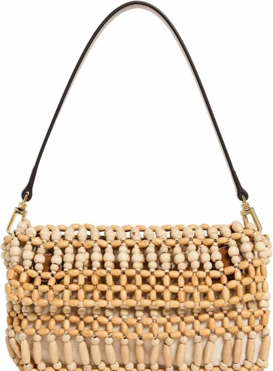 STAUD Timmy Crochet Shoulder Bag for Women - Handmade Boho Purse