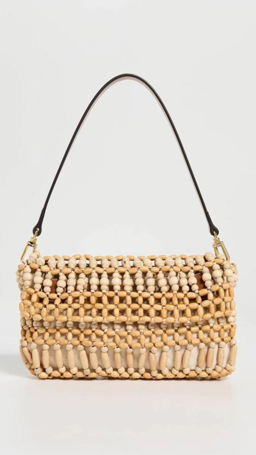 STAUD Timmy Crochet Shoulder Bag for Women - Handmade Boho Purse