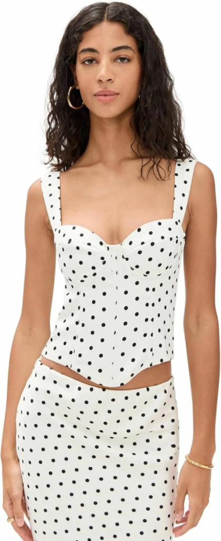 Runaway the Label Women's Karlita Bustier Top - Stylish Corset Lace-Up Crop Top