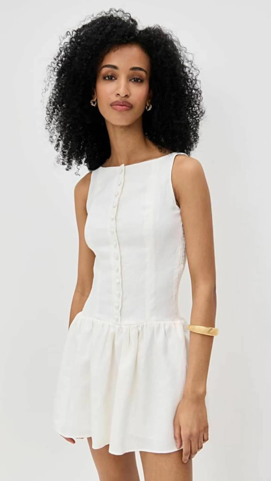 FAITHFULL THE BRAND Women's Blair Mini Dress - Summer Floral Boho Chic Short Dress