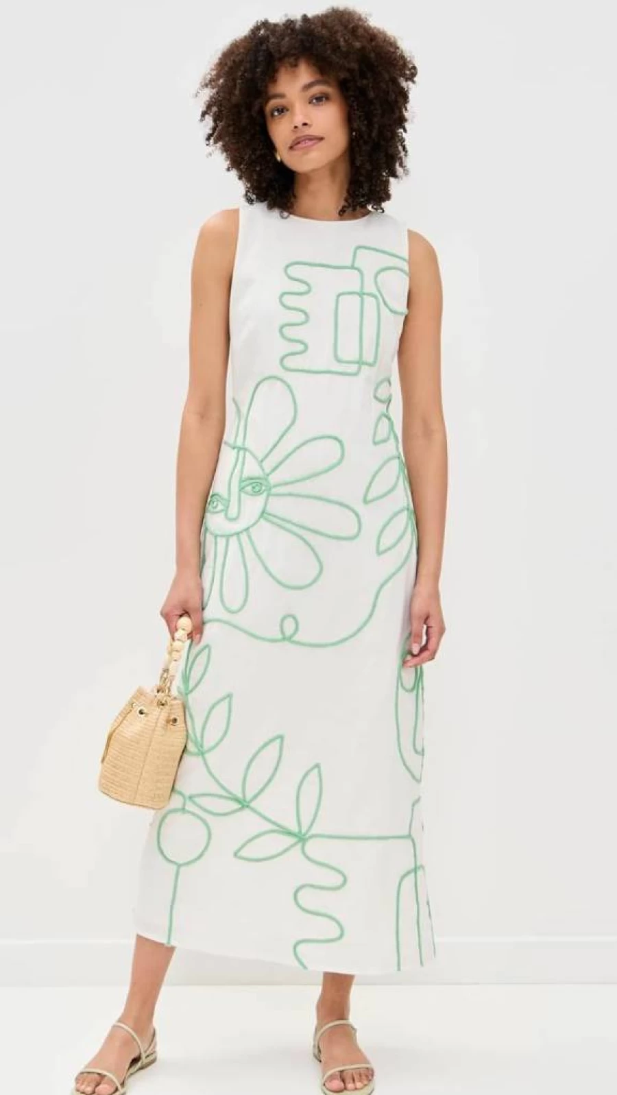 The Wolf Gang Women's Luna Maxi Dress - Elegant Long Flowy Summer Dress