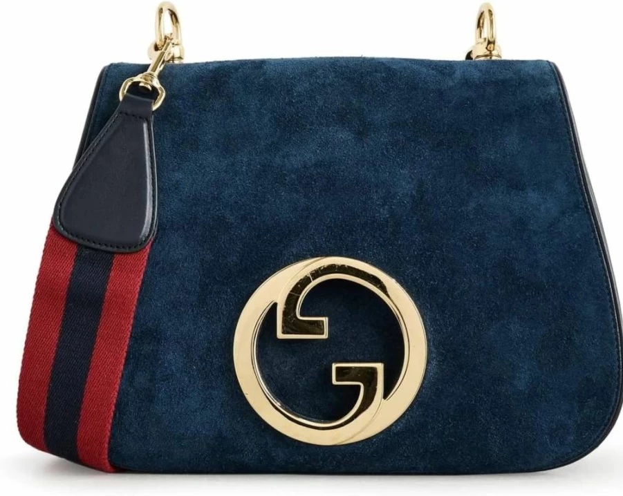 Gucci Women's Vintage Suede Shoulder Bag - Authentic Pre-Owned Designer Handbag