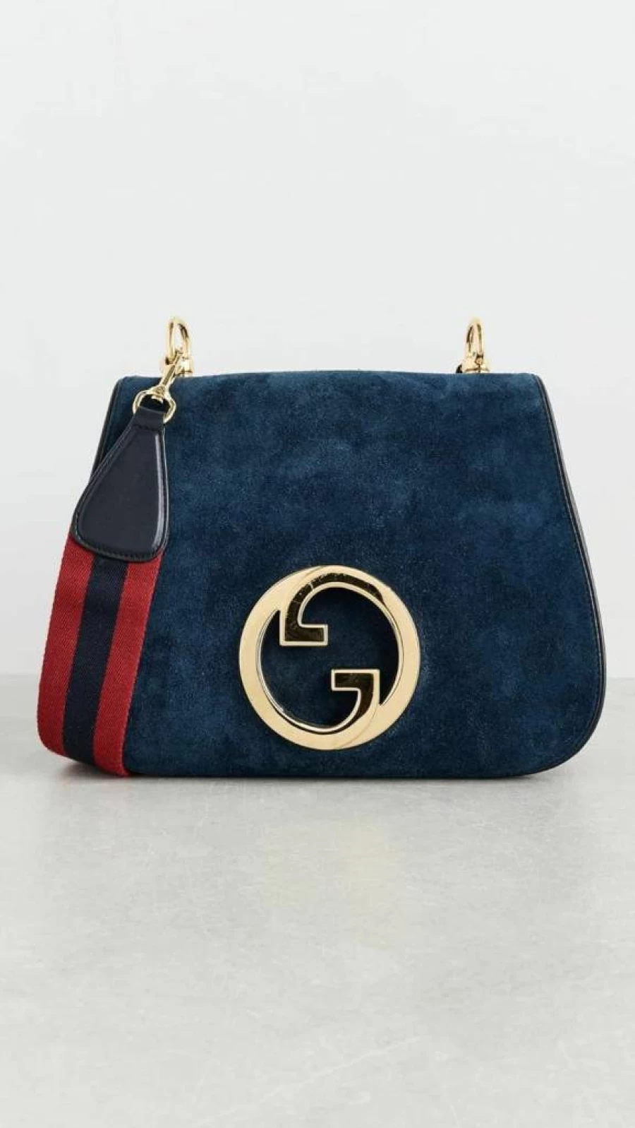 Gucci Women's Vintage Suede Shoulder Bag - Authentic Pre-Owned Designer Handbag