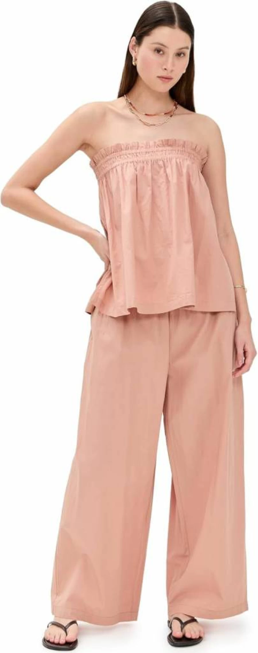 Free Women's Corfu Tube Top & Shorts Set by Free People | Boho Beach Outfit
