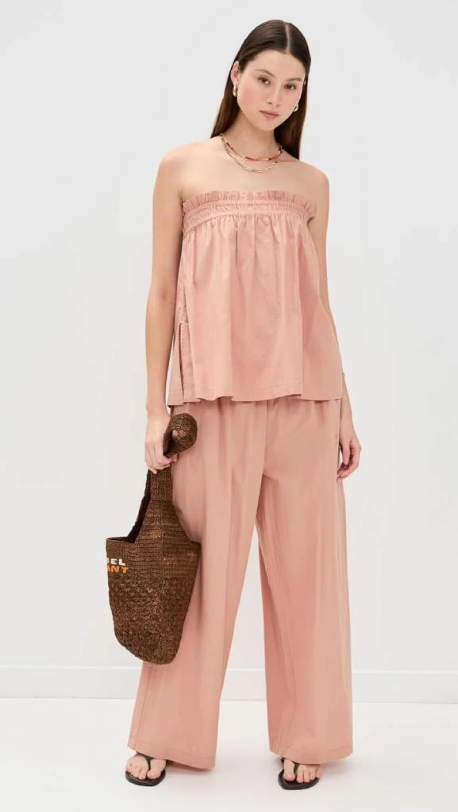 Free Women's Corfu Tube Top & Shorts Set by Free People | Boho Beach Outfit