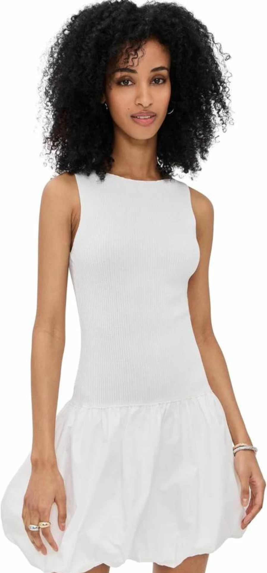 ASTR The Label Women's Nettie Knit Sweater Dress - Soft Casual Long Sleeve Pullover Tunic