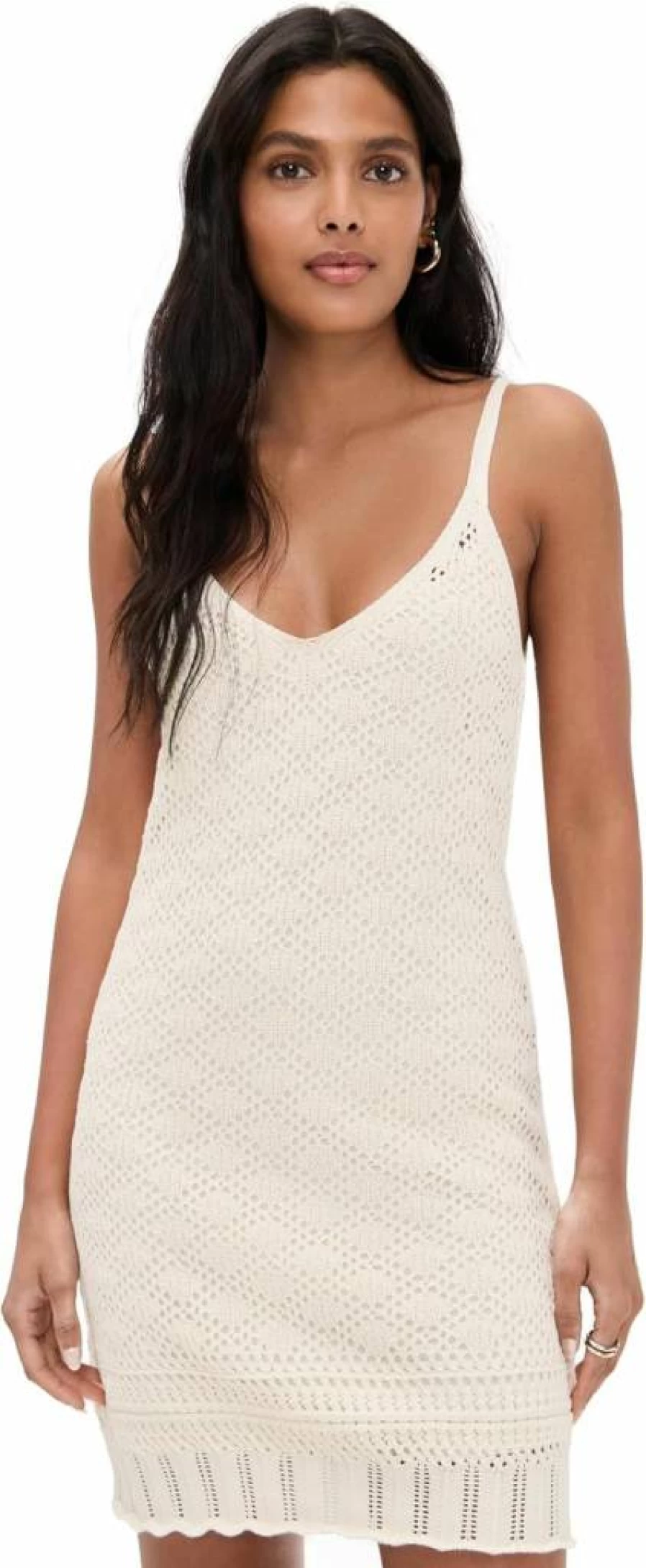 Z SUPPLY Women's Crochet Charmer Dress - Boho Chic Summer Beach Dress