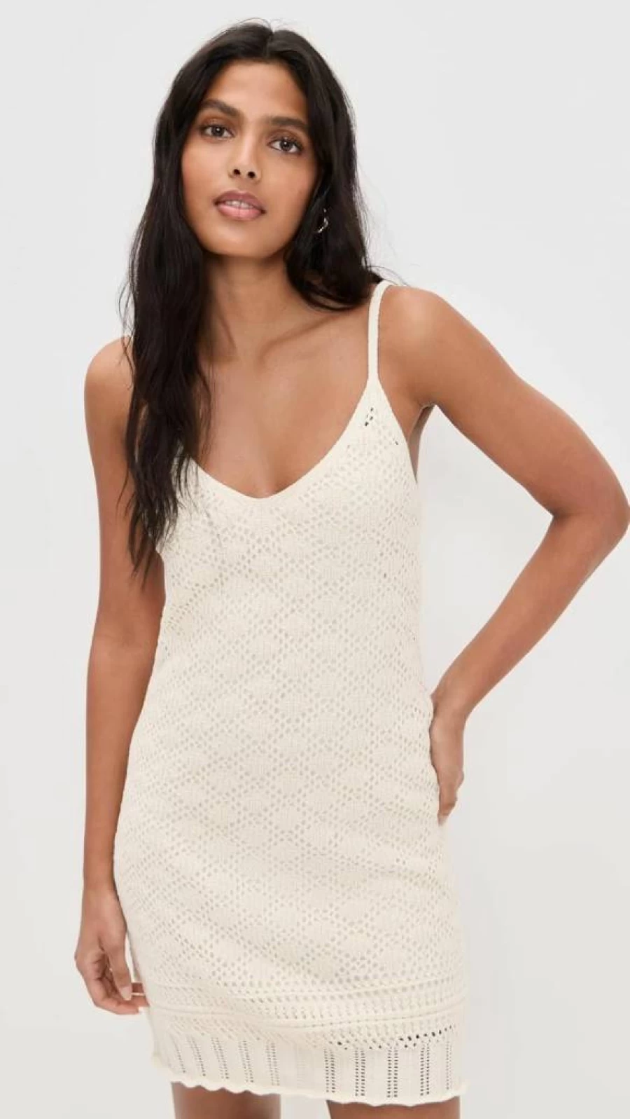 Z SUPPLY Women's Crochet Charmer Dress - Boho Chic Summer Beach Dress